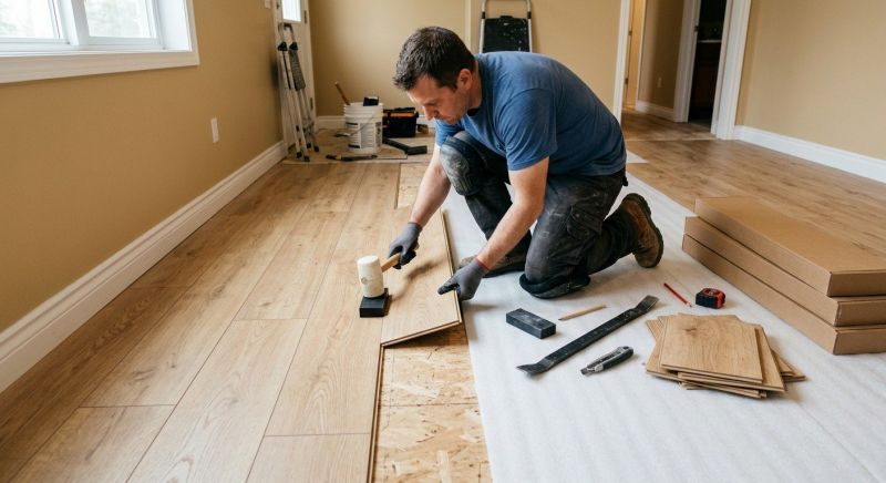 Laminate Floor Remodeling in Bowie, MD