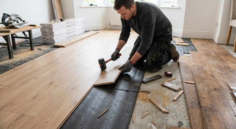 Laminate Floor Replacement in Anne Arundel County, MD