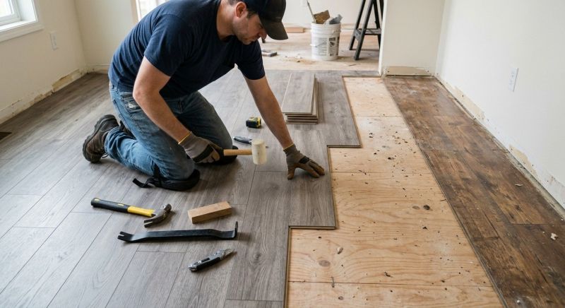 Laminate Floor Replacement in Dunkirk, MD