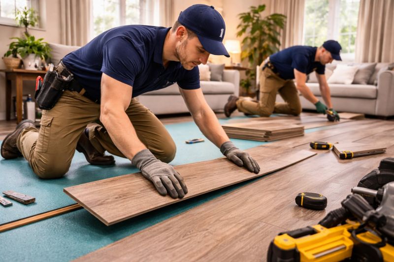 Laminate Floor Replacement in Laurel, MD