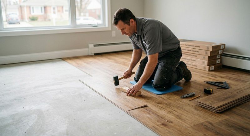 Linoleum Floor Installation in Gambrills, MD