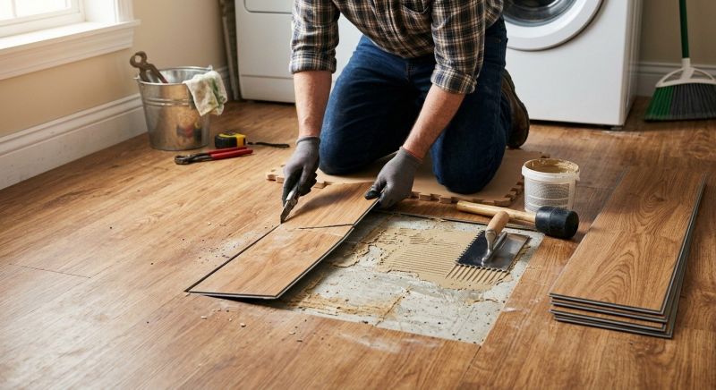 Linoleum Floor Installation in Laurel, MD