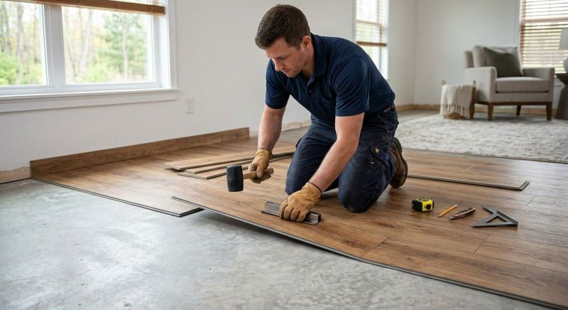 Luxury Vinyl Tile Installation in Highland, MD