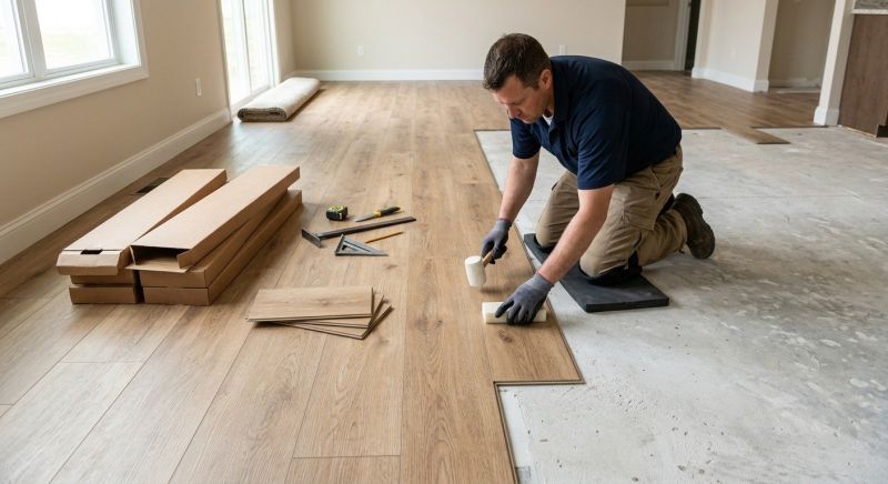 Luxury Vinyl Tile Installation in Highland, MD