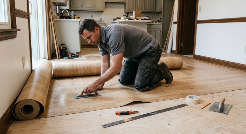 Sheet Flooring Installation in Brookeville, MD