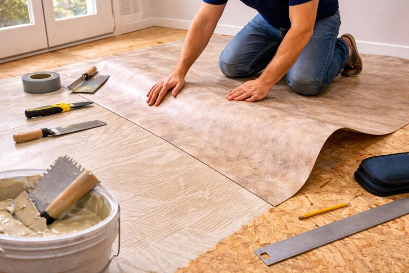 Sheet Vinyl Installation in Ashton, MD