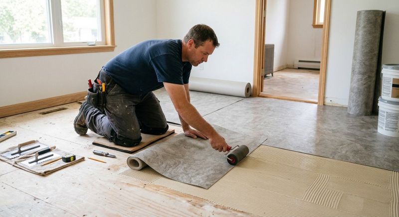 Sheet Vinyl Installation in Bowie, MD