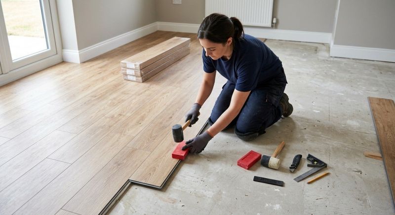 Vinyl Plank Floor Installation in Bowie, MD