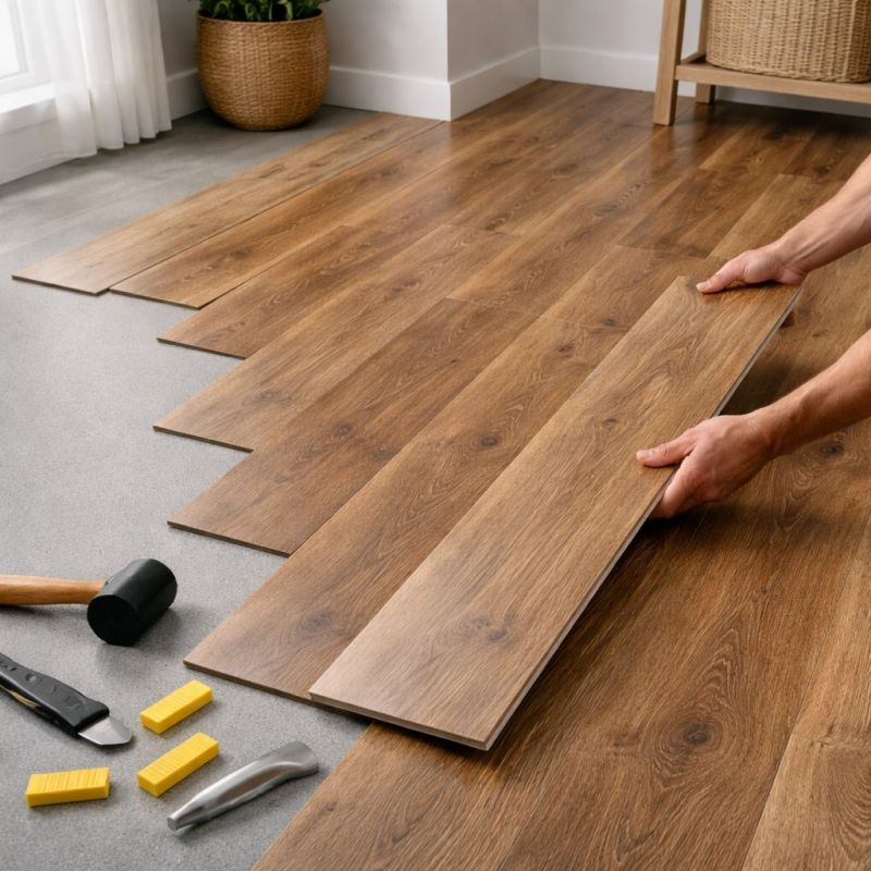 Vinyl Plank Floor Installation in Bowie, MD