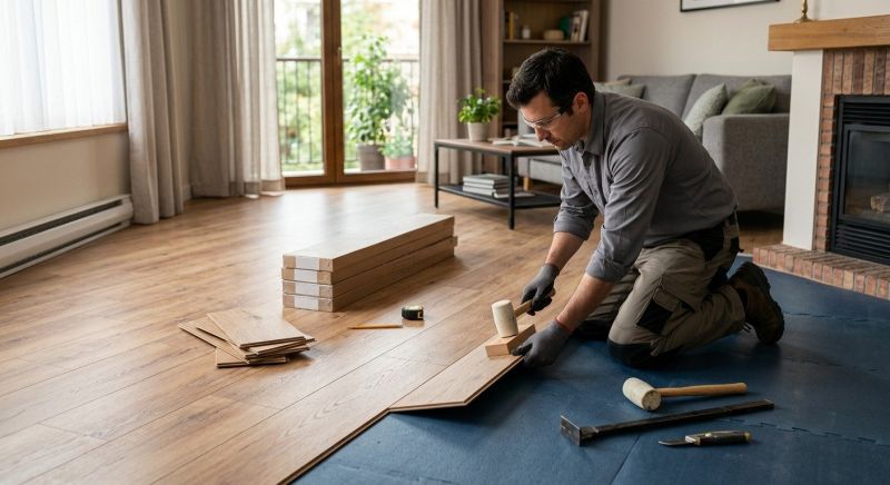 Wood Laminate Installation in Bowie, MD